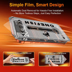 One Fish Screen Protector 2 Pack for Iphone Fingerprint Proof Screen Protector, Privacy Protection, Fingerprint Resistant, Dust-Free Bubble-Free