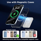 5000Mah Magnetic Power Bank, Wireless Portable Charger, Fast Charging Magsafe Battery Pack for Iphone 17/16/15/14/13/12/Plus/Pro Max, Compact Device Smartphone Chargeable