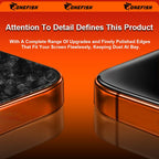 One Fish Screen Protector 2 Pack for Iphone Fingerprint Proof Screen Protector, Privacy Protection, Fingerprint Resistant, Dust-Free Bubble-Free