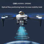 Aerial Drone 2025 C18S Pro with 4K UHD EIS Camera GPS 5G Wifi FPV Brushless Motors Optical Flow Smart Obstacle Avoidance Auto Return 360° Stunt Roll Dual Batteries