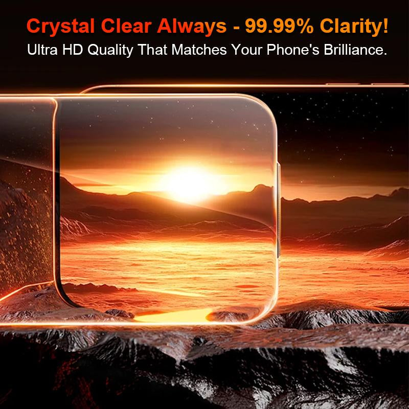 One Fish Screen Protector 2 Pack for Iphone Fingerprint Proof Screen Protector, Privacy Protection, Fingerprint Resistant, Dust-Free Bubble-Free