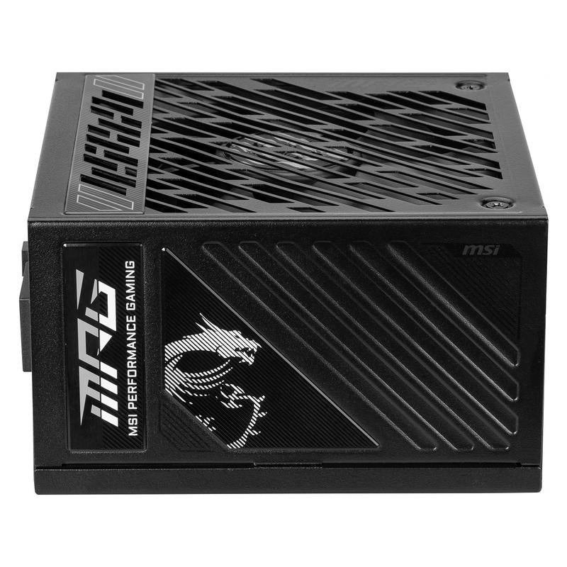 MSI - MPG A850GS PCIE5, 80+ Gold Full Modular Gaming PSU, 12V-2X6 Cable, 5080 5070 ATX 3.1 & Pcie 5.1 Ready. Embossed Jacket Cables. 850W Power Supply, 10 Year Warranty