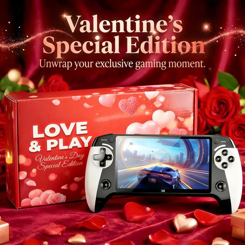 Portable Retro Game Console with 5.5-Inch Large Screen, Supports 10 Emulators, Ultra HD Graphics, Ideal Gift for Birthday, Father’S Day & Christmas, Handheld Game Console