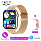 New Smart Watch 2025 Wireless Charging Smartwatch Bluetooth Calls Men Women Smartwatches Fitness Bracelet Custom Watch Face