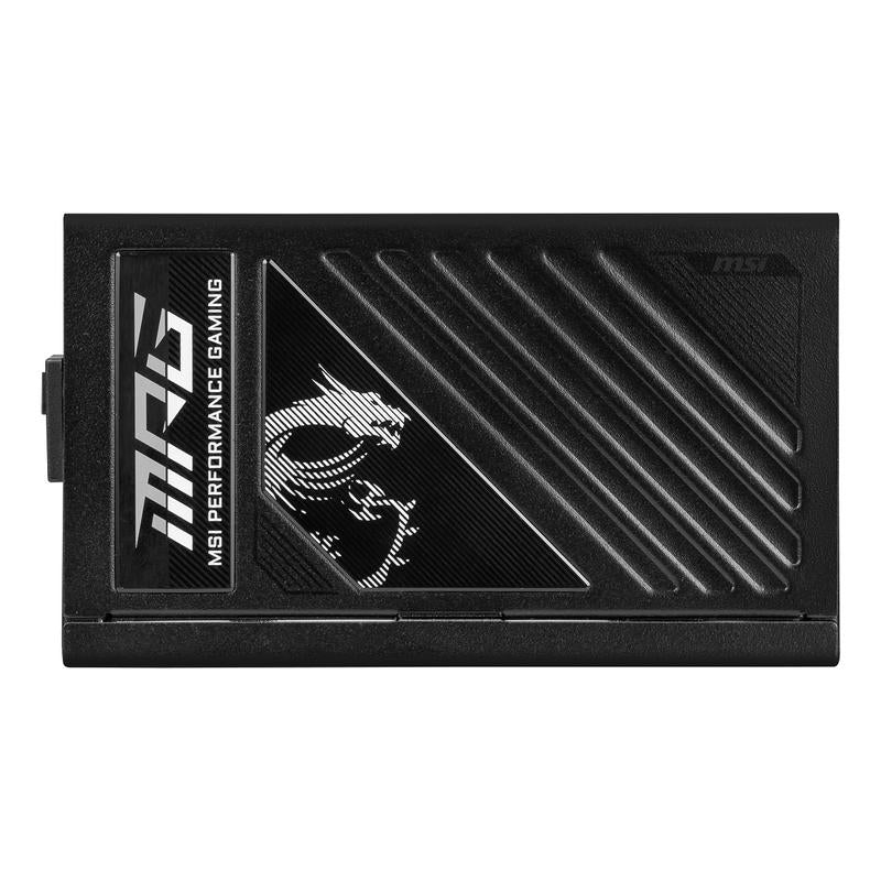 MSI - MPG A850GS PCIE5, 80+ Gold Full Modular Gaming PSU, 12V-2X6 Cable, 5080 5070 ATX 3.1 & Pcie 5.1 Ready. Embossed Jacket Cables. 850W Power Supply, 10 Year Warranty