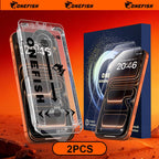 One Fish Screen Protector 2 Pack for Iphone Fingerprint Proof Screen Protector, Privacy Protection, Fingerprint Resistant, Dust-Free Bubble-Free