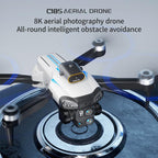 Aerial Drone 2025 C18S Pro with 4K UHD EIS Camera GPS 5G Wifi FPV Brushless Motors Optical Flow Smart Obstacle Avoidance Auto Return 360° Stunt Roll Dual Batteries